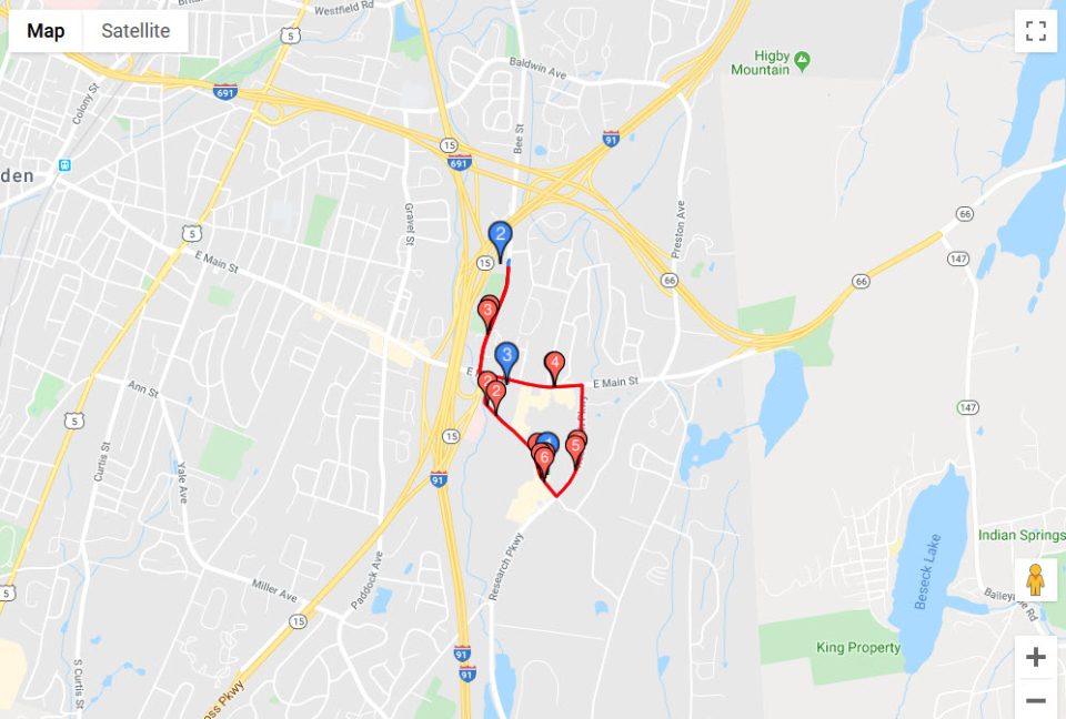 screenshot of Driver Schedule